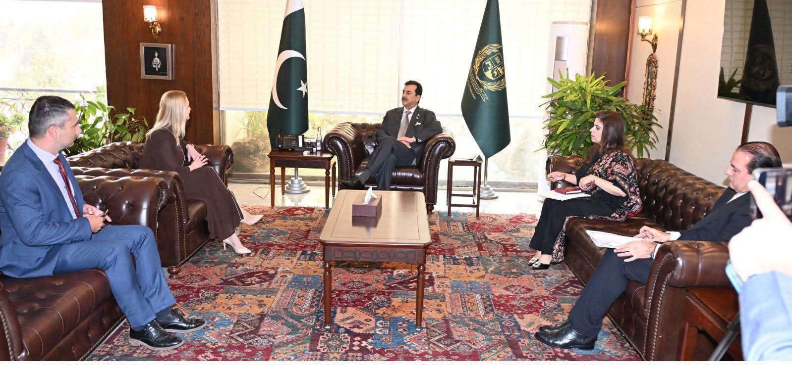 Ambassador Irena Gancheva paid a farewell call on the Chairman of the Senate of Pakistan